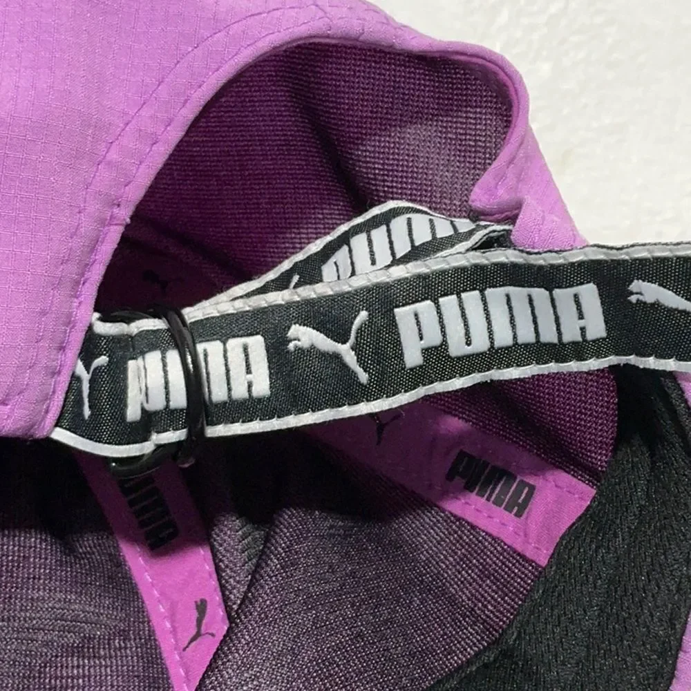 Lavender Puma Baseball Cap with Curved Brim and Adjustable Fit